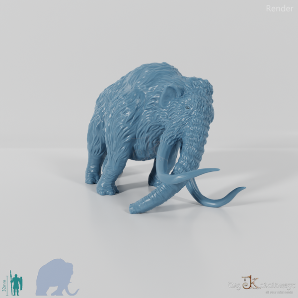 Mammut - Angreifendes Mammut