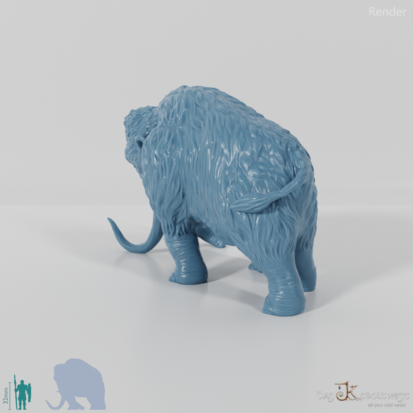 Mammut - Angreifendes Mammut