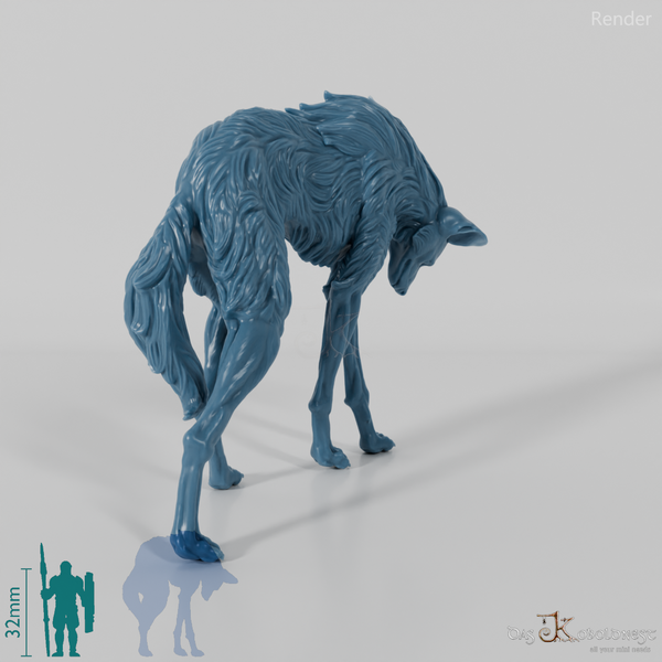 Wildhund - Mähnenwolf 01