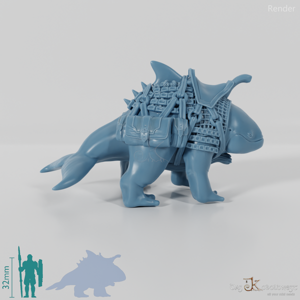 Mastif, Gesattelter Landwal