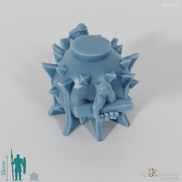 Halbork-Sprengsatz mit Händen