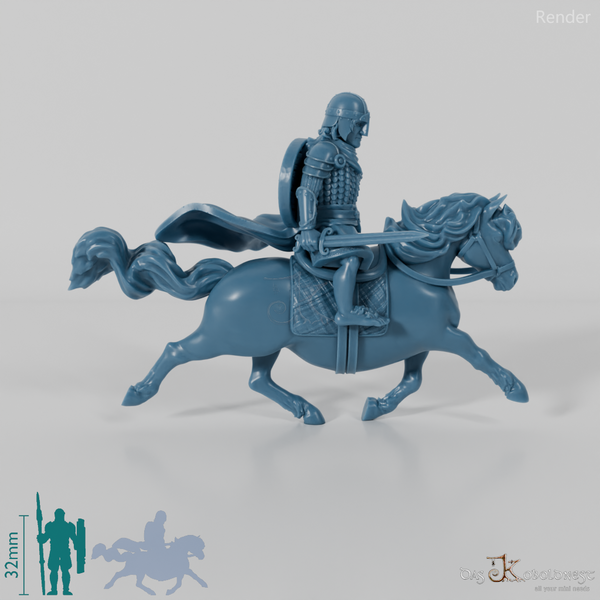 Mippin, halfling warrior of the horse lords on pony