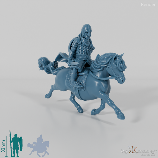 Mippin, halfling warrior of the horse lords on pony