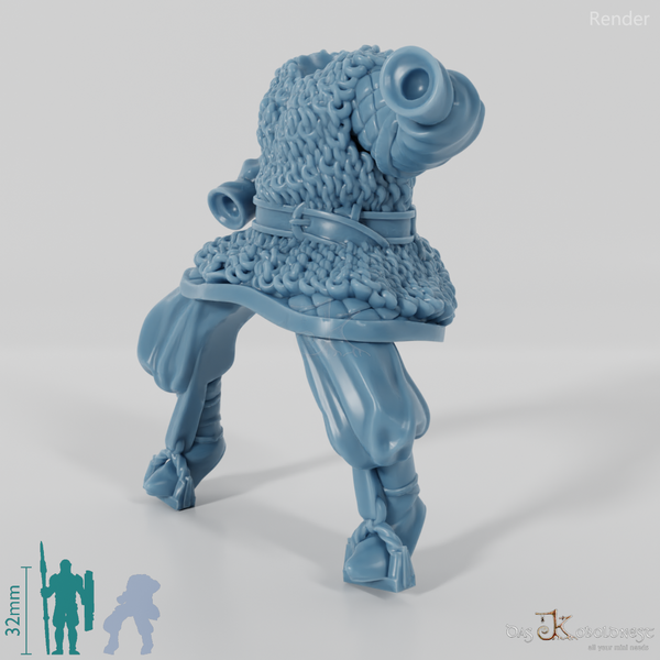 Modular Rider Folk Warrior (Mounted)