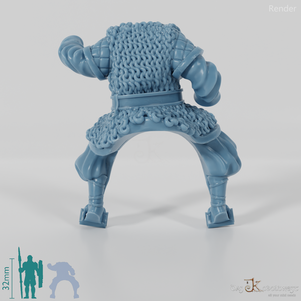 Modular Rider Folk Warrior (Mounted)