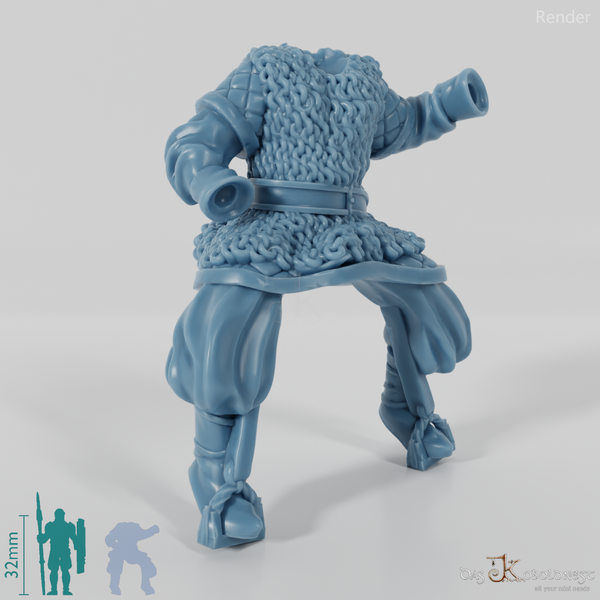 Modular Rider Folk Warrior (Mounted)