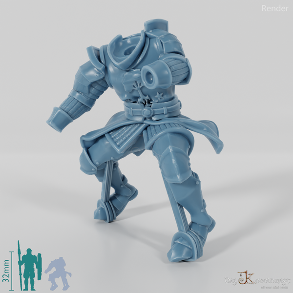 Modular Human Knight A (Gonthan, mounted)