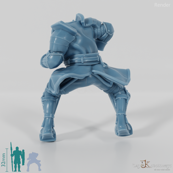 Modular Human Knight B (Gonthan, mounted)