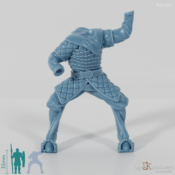 Modular Cavalry Spearman 1 (Mounted)