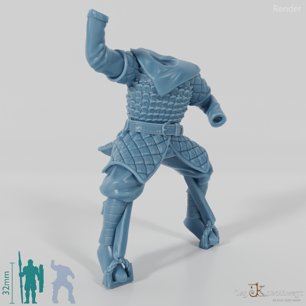 Modular Cavalry Spearman 1 (Mounted)