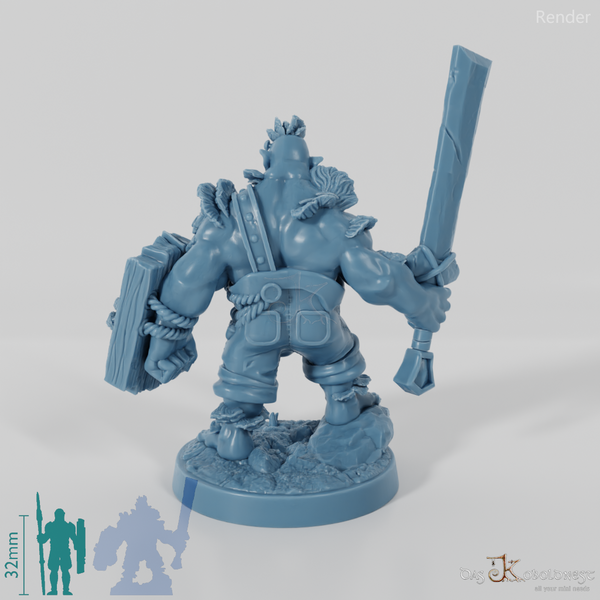 Fungal Infected Swamp Orc Warrior 01