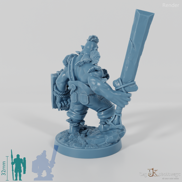 Fungal Infected Swamp Orc Warrior 01