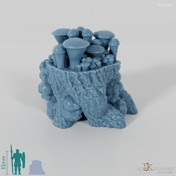 Pilz - Pilzbewachsener Baumstamm 04