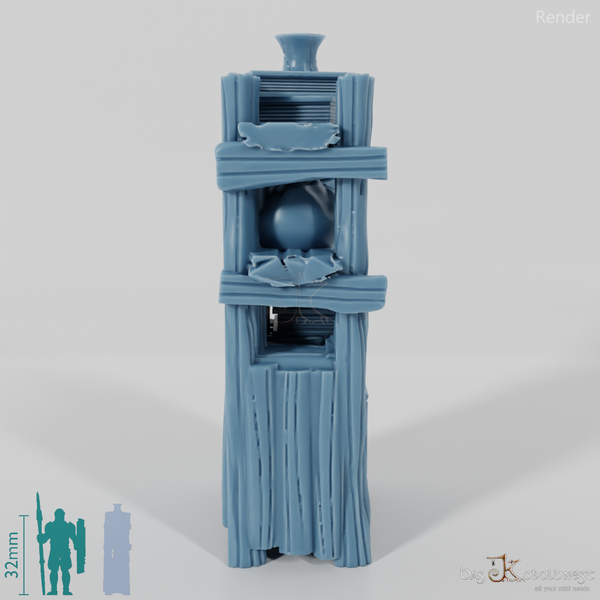 Shelf - Rustic narrow shelf 02