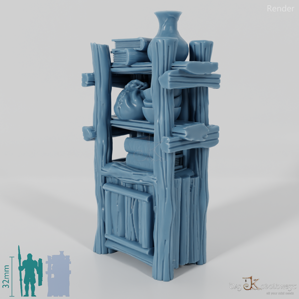 Shelf - Rustic narrow shelf 02