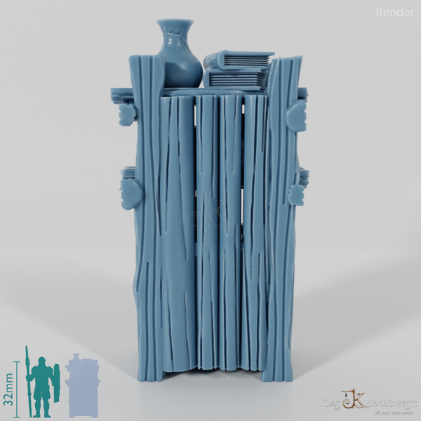 Shelf - Rustic narrow shelf 02