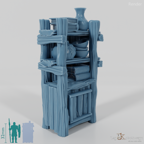 Shelf - Rustic narrow shelf 02