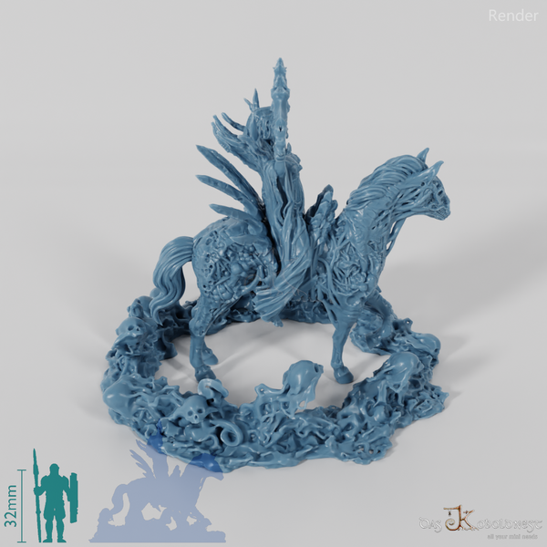 Reitende Nekromantin