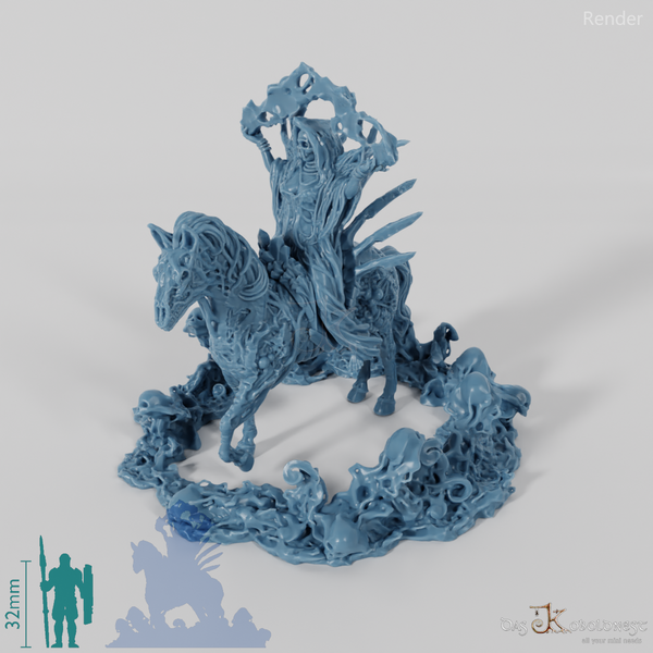 Reitende Nekromantin