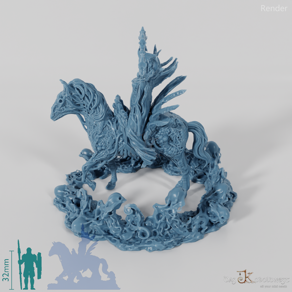 Reitende Nekromantin