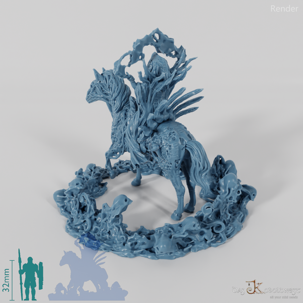 Reitende Nekromantin