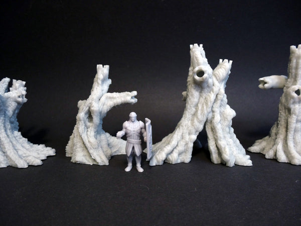 Oak forest - complete set of oak trees (modular)