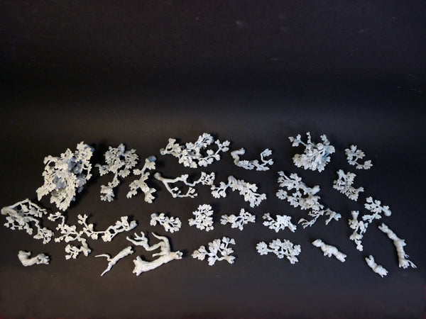 Oak forest - complete set of oak trees (modular)