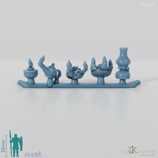 Lamp - Oil Lamps (Burning)