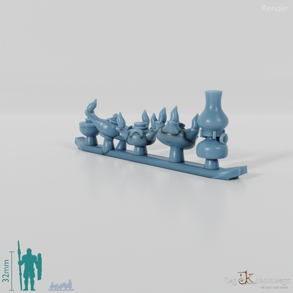 Lamp - Oil Lamps (Burning)