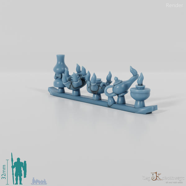 Lamp - Oil Lamps (Burning)