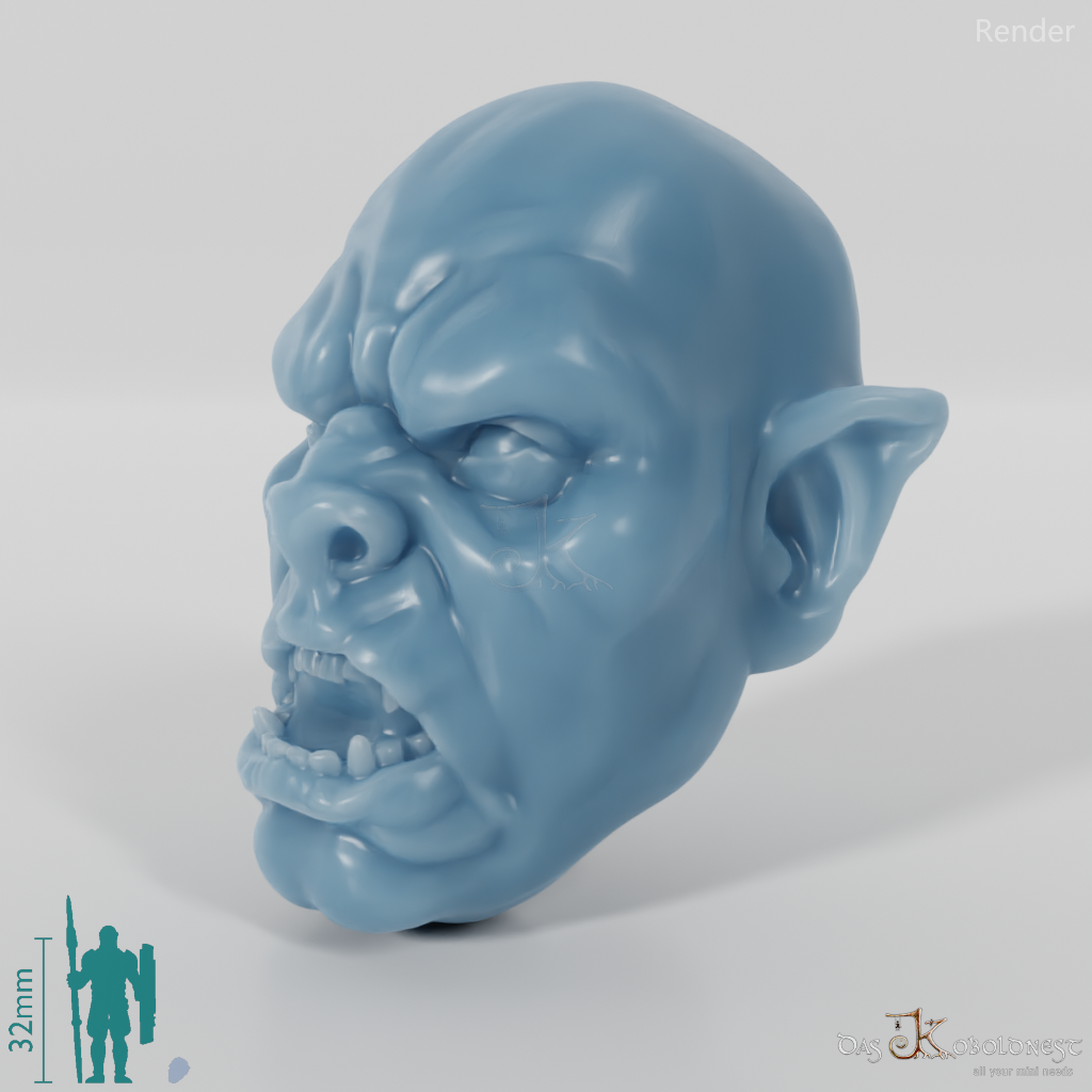 Orc head D