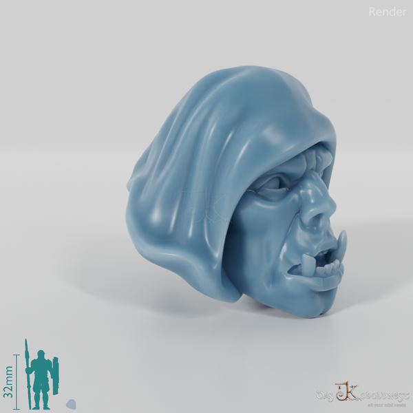 Orc head O