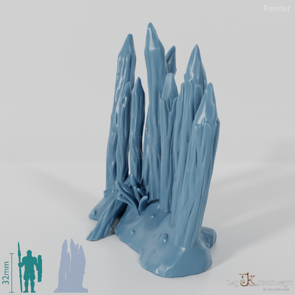 Sharpened wooden palisade 2