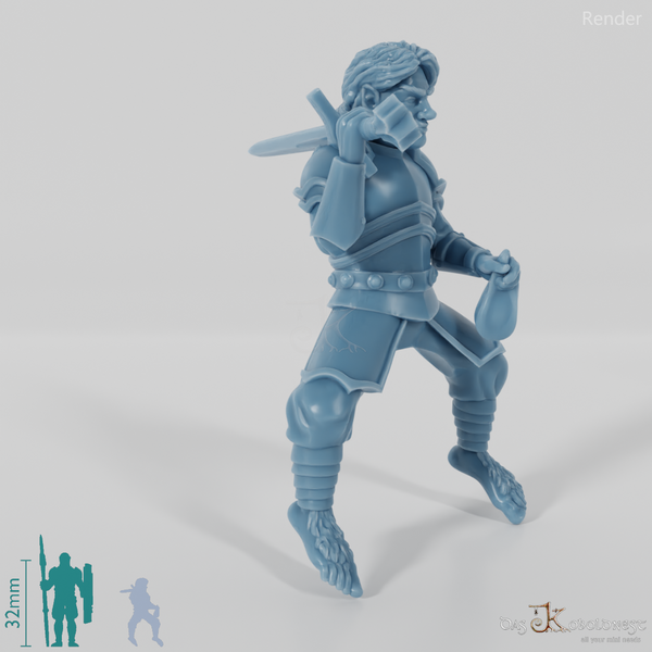 Pavo Tabbart, Halbling-Krieger (Beritten)