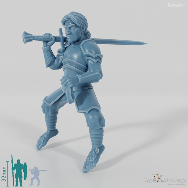 Pavo Tabbart, Halbling-Krieger (Beritten)