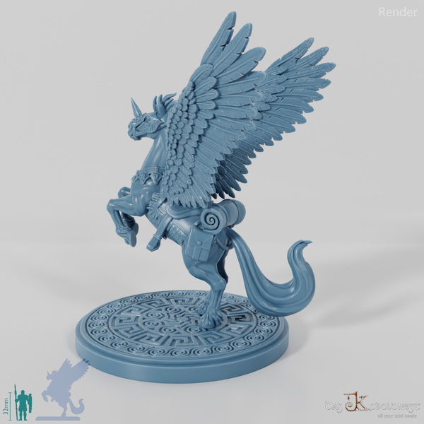 Donnerschlag, Gesattelter Pegasus