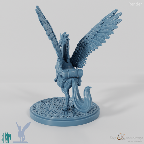 Donnerschlag, Gesattelter Pegasus