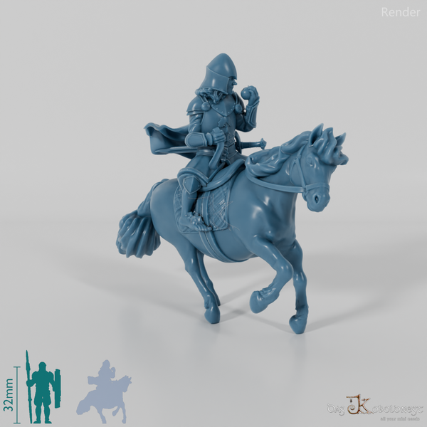 Perry, halfling knight of Gonthan on pony