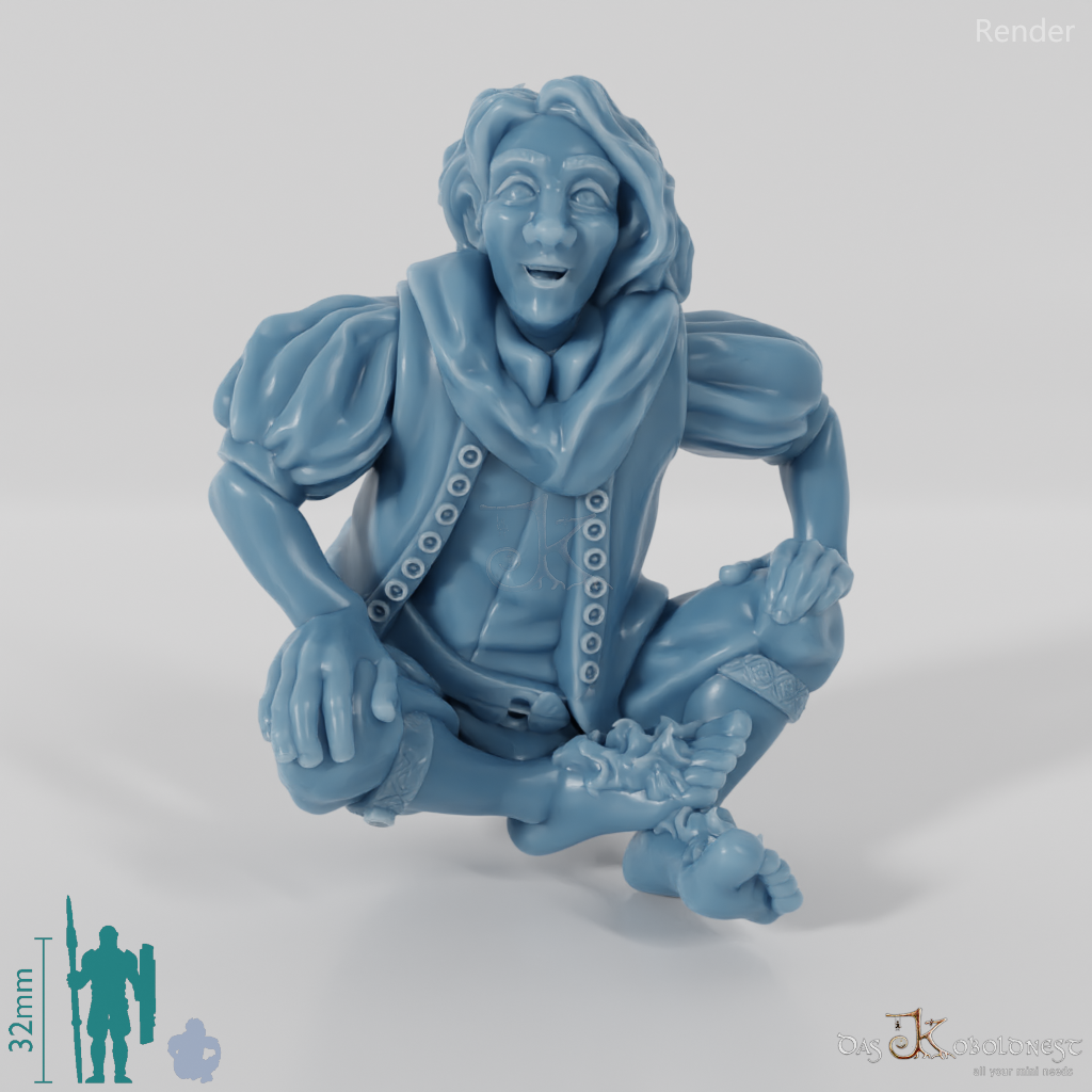 Nester Perry Perry, Seated Halfling – Koboldnest