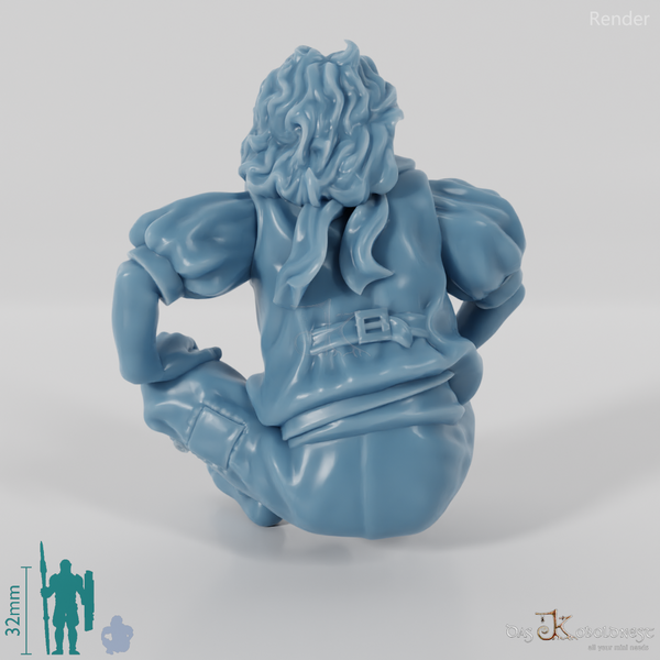 Perry, Sitzender Halbling