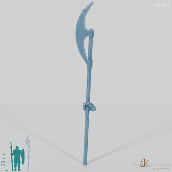 Menschen-Stangenwaffe B mit Hand (Gonthan)