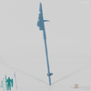 Orc polearm B with hand