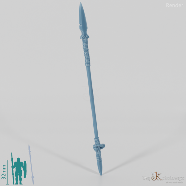 Orc polearm C with hand