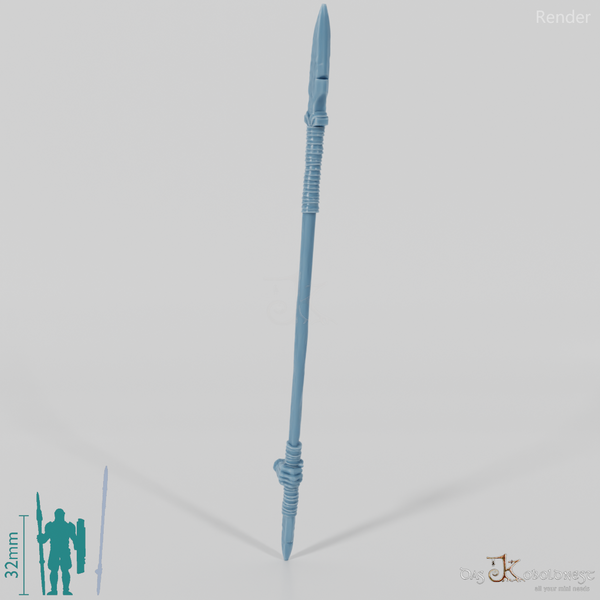 Orc polearm C with hand