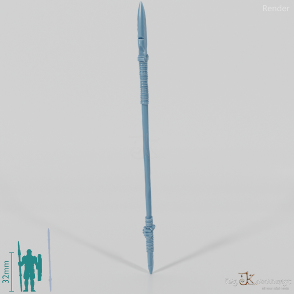 Orc polearm C with hand