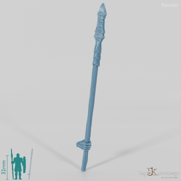 Orc polearm D with hand