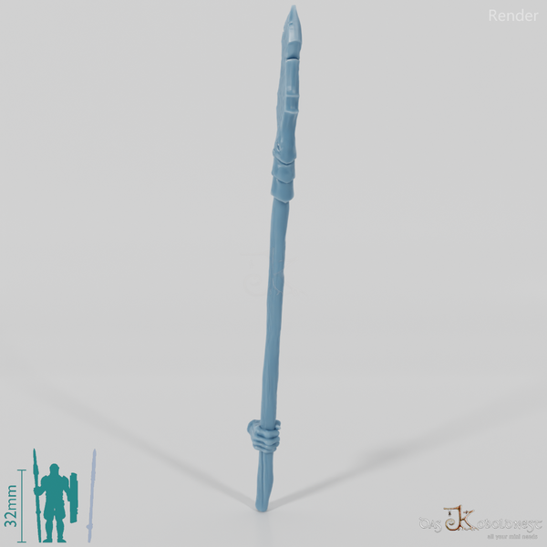 Orc polearm D with hand