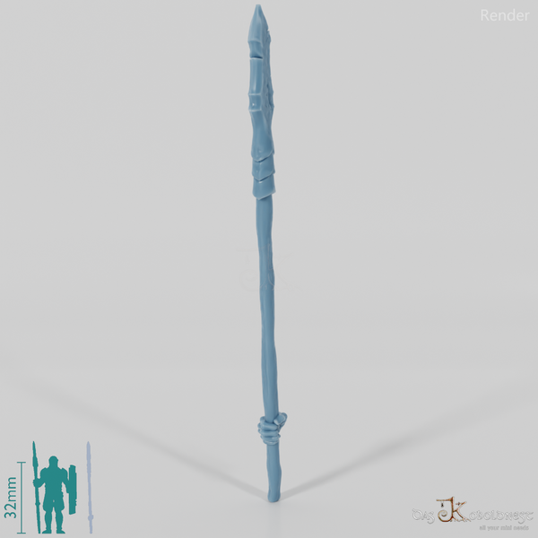 Orc polearm D with hand