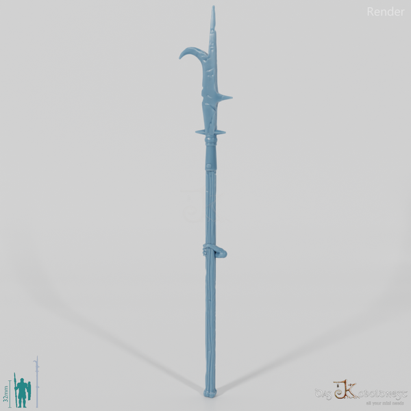 Ghost polearm E with hand