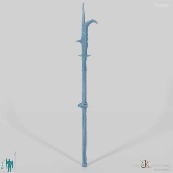 Ghost polearm E with hand